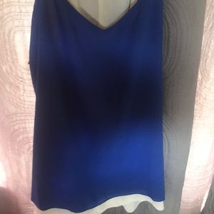 Cami royal blue and cream size XLarge
